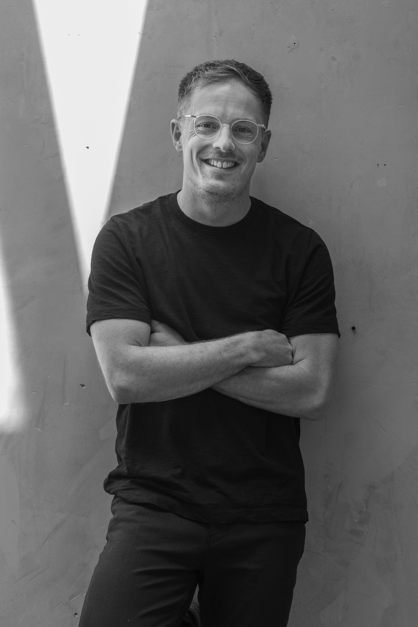 Relaxed founder portrait by Lucy Rappolt